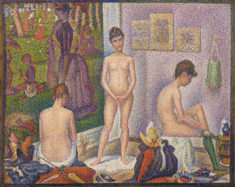 Georges Seurat (1859-1891), Les Poseuses, Ensemble (Petite version), 1888. Oil on canvas
