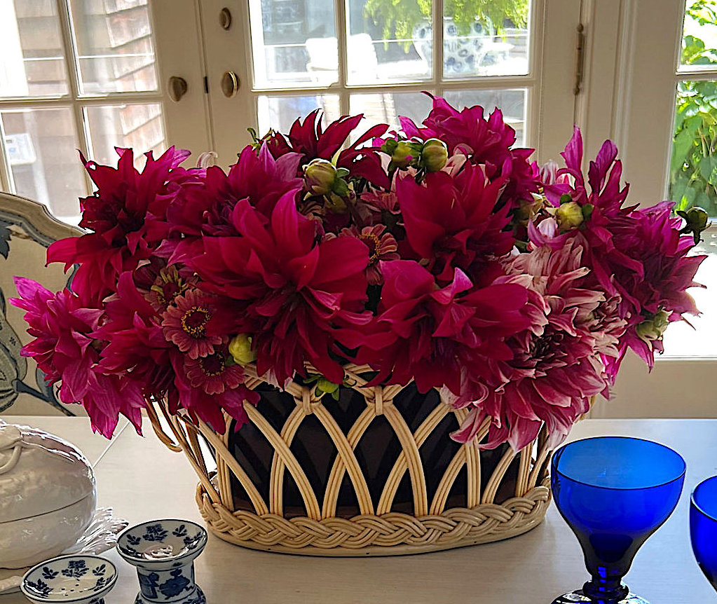 Bunny Mellon Inspired Flower Basket