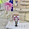 Mr. P place card at Quintessence rehearsal dinner