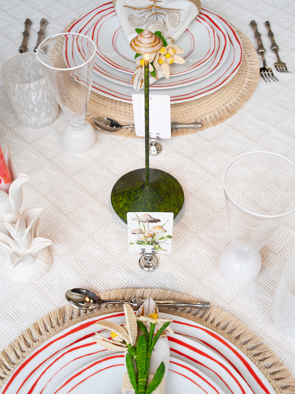 Alessandra Branca table for National Place Card Day