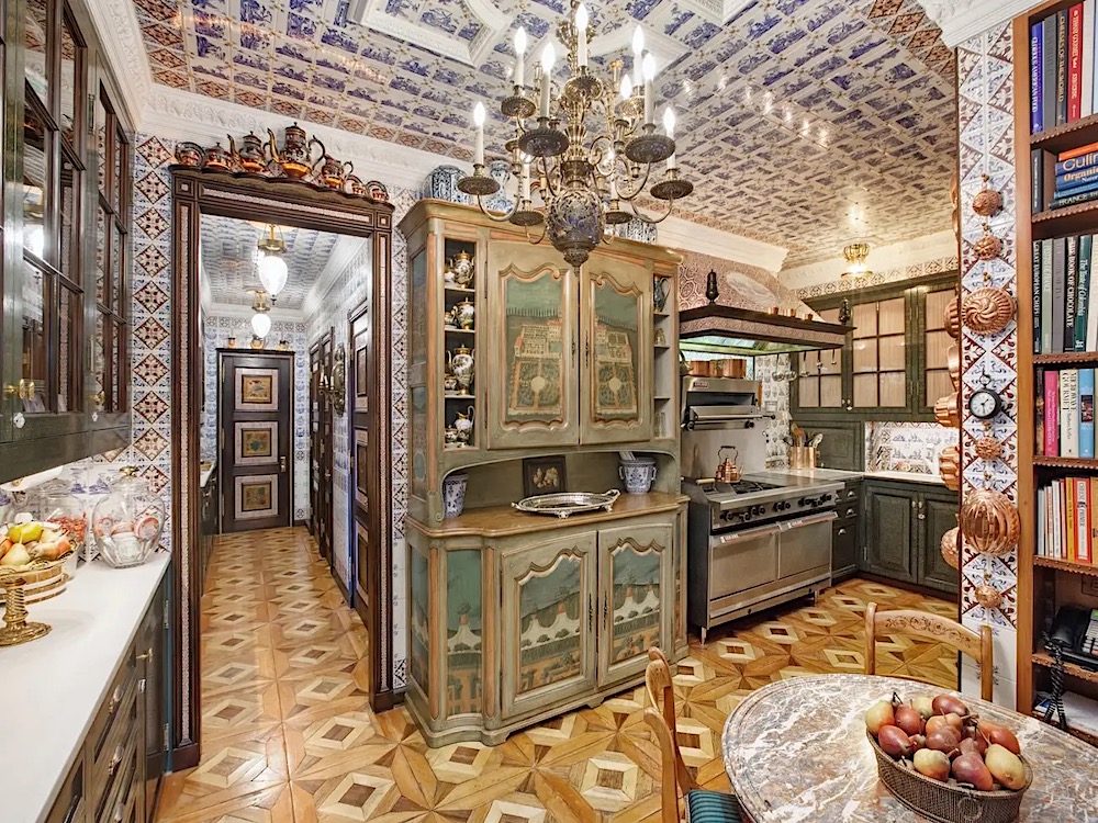 Howard Slatkin's kitchen via Sotheby's International Realty