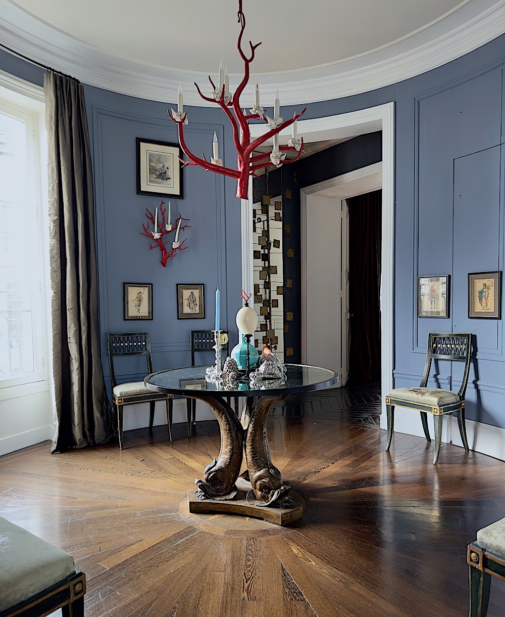 Jamie Creel and Marco Scarani Paris dining room