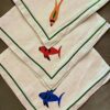 Sea Life Vintage Embroidered Linens Set - Image 2