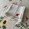 Sea Life Vintage Embroidered Linens Set - Image 3