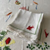 Sea Life Vintage Embroidered Linens Set