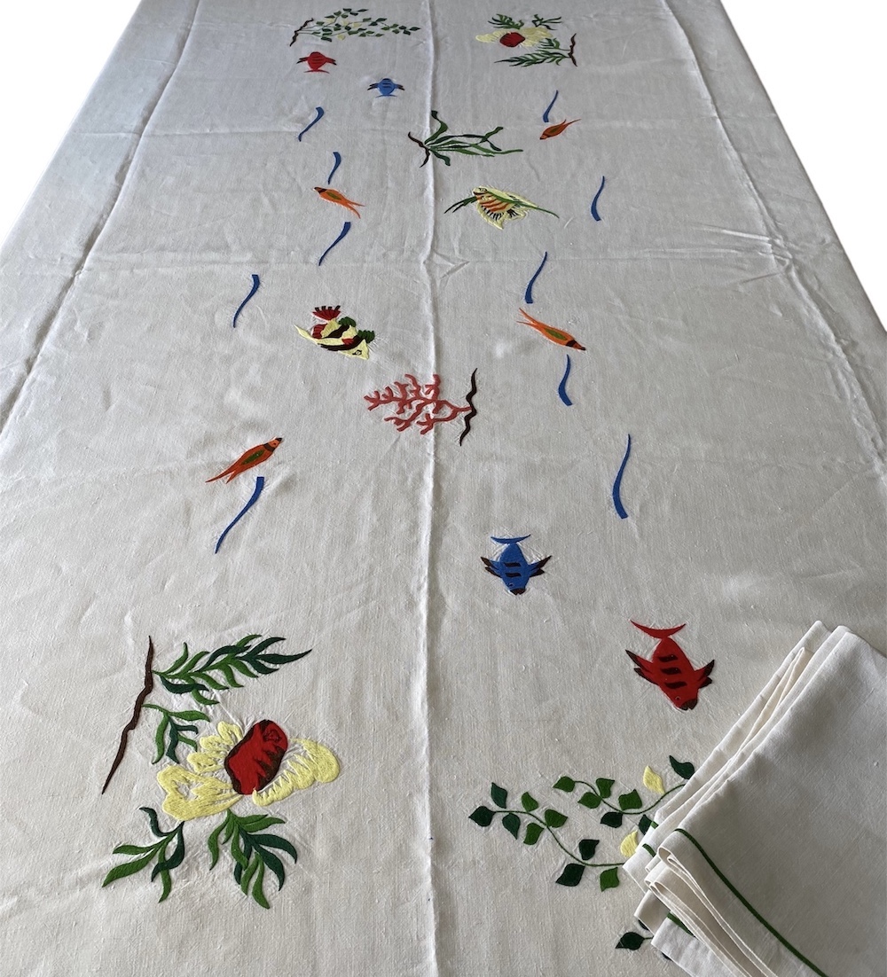 Léron Linens, Hand Embroidered Linens