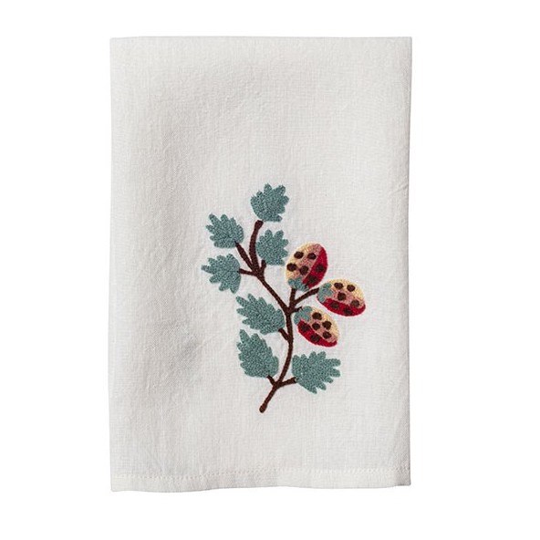 Strawberry Embroidered Napkins