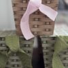 Spring Trompe L'Oeil Wicker Hamper - Pink - Image 2