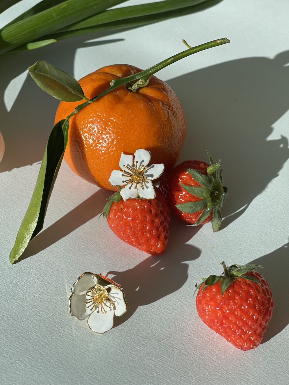 Rigal jewelry fruits and flowers via Quintessence