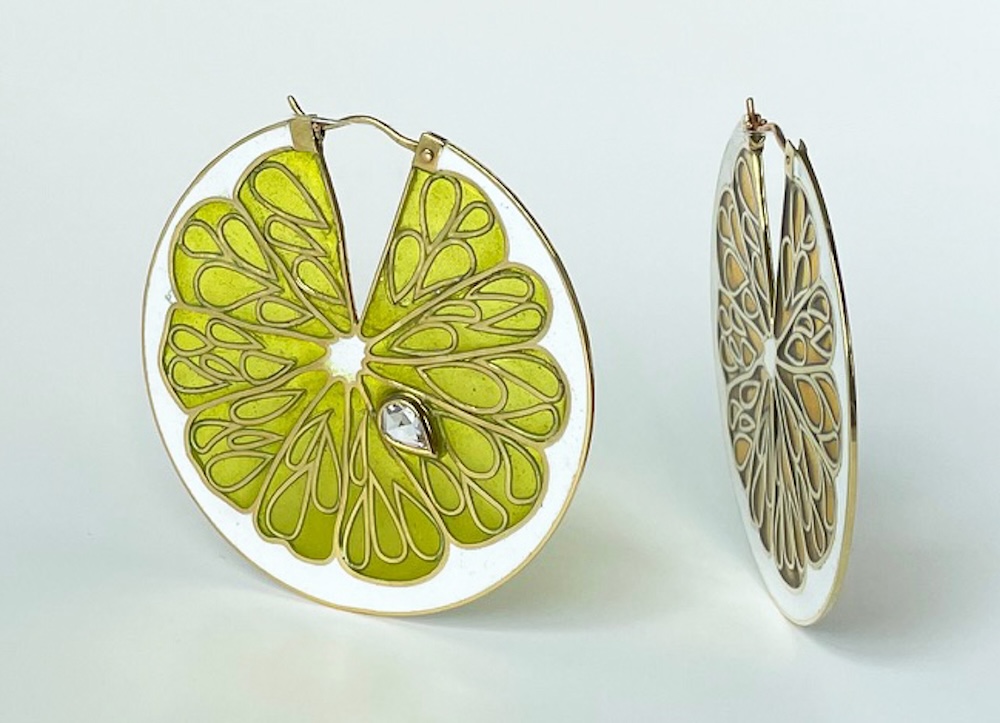 Rigal Jewelry Lemon Slice Earring via Quintessence