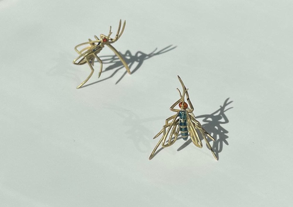 Rigal jewelry Mosquito Earrings via Quintessence