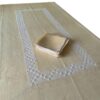 Vintage Italian embroidered table linens set