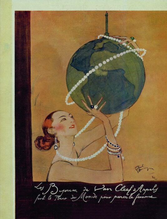 Jean-Gabriel Domergue, advertisement for Van Cleef & Arpels.PNG