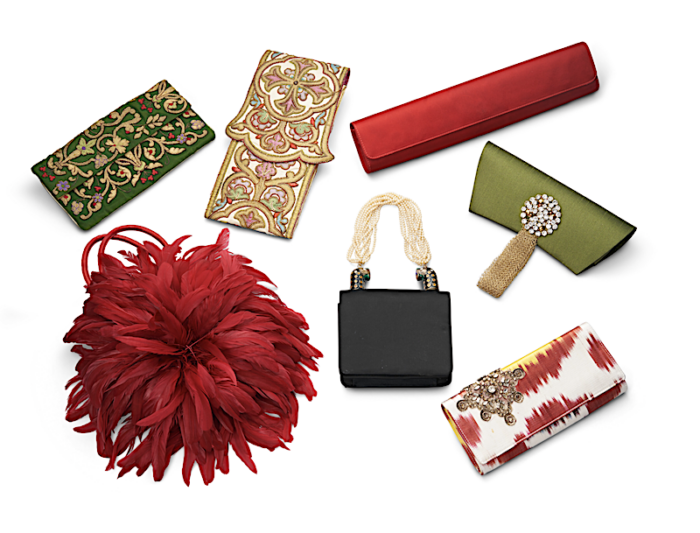 Seven Evening bags from Iris Apfel sale at Christie's via Quintessence