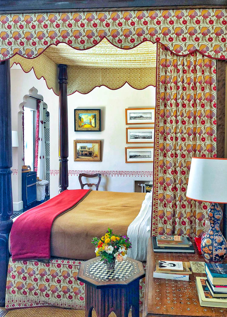 guest bedroom at Veere Grenney Tangier home via Quintessence