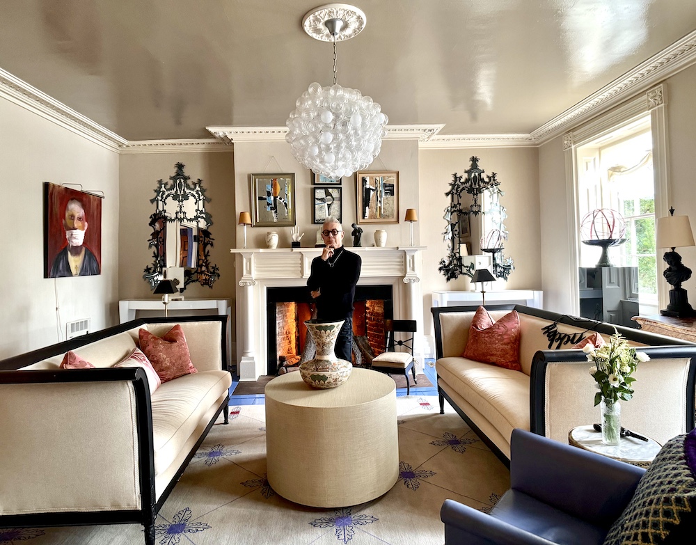 John Lyle at home in his living room via Quintessence