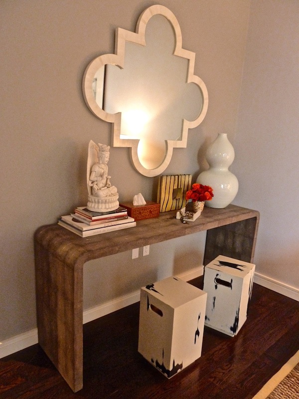 Master bedroom in Antony Todd Hearst Designer visions apartment