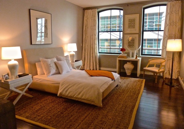 Master bedroom in Antony Todd Veranda apartment