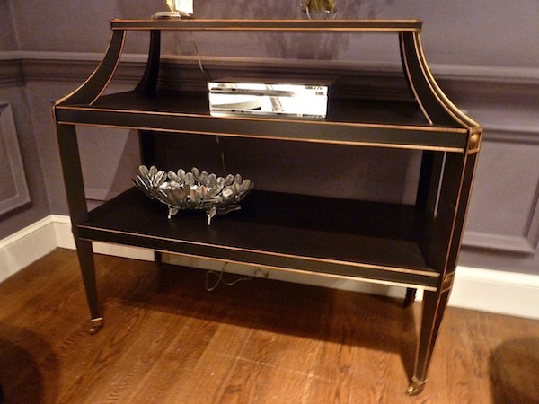 Luxe black and gold Michael S Smith server