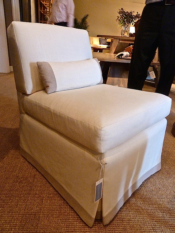 Edward Ferrell + Lewis Mittman Baldwin slipper chair