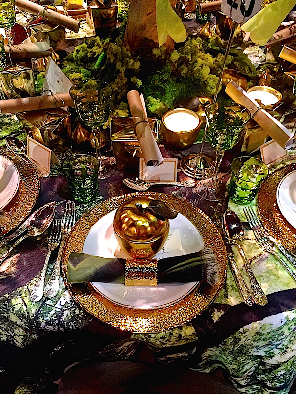 Campion Platt placesetting Lenox Hill Gala 2015