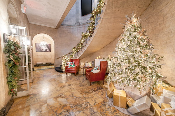 “Deck the Front Hall” by Carleton Varney for Frontgate Holiday House NYC 2014