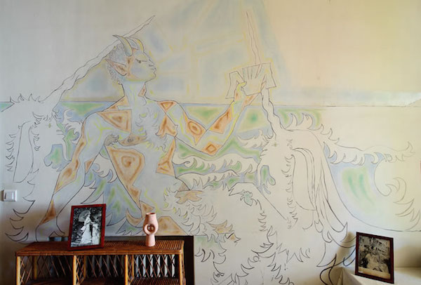 Cocteau frescos at Villa Santo Sospir