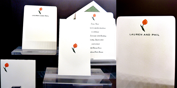 Mrs. John Strong wedding invitations