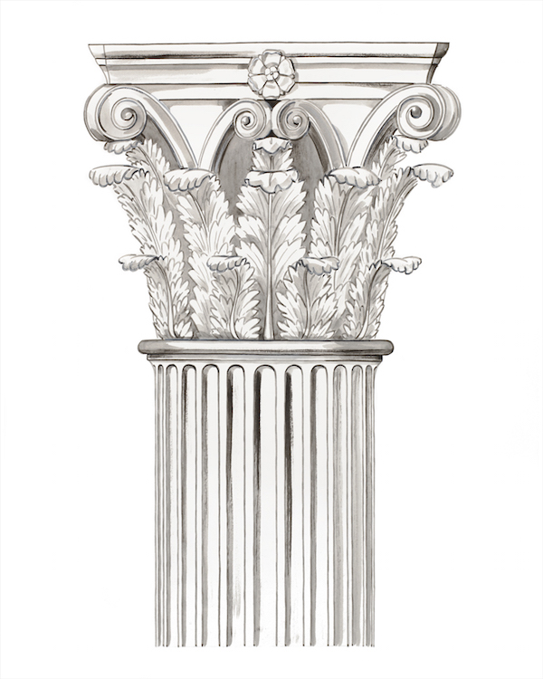 Corinthian Column by Hayley Sarno