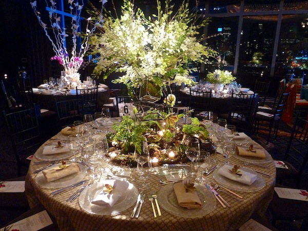 David Easton Orchid Dinner table