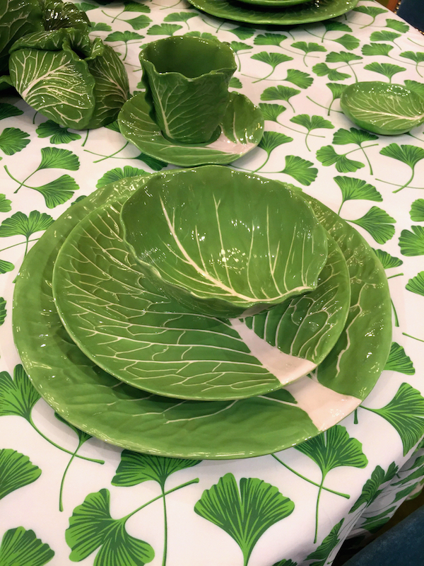 Lettuce shop ware dishes