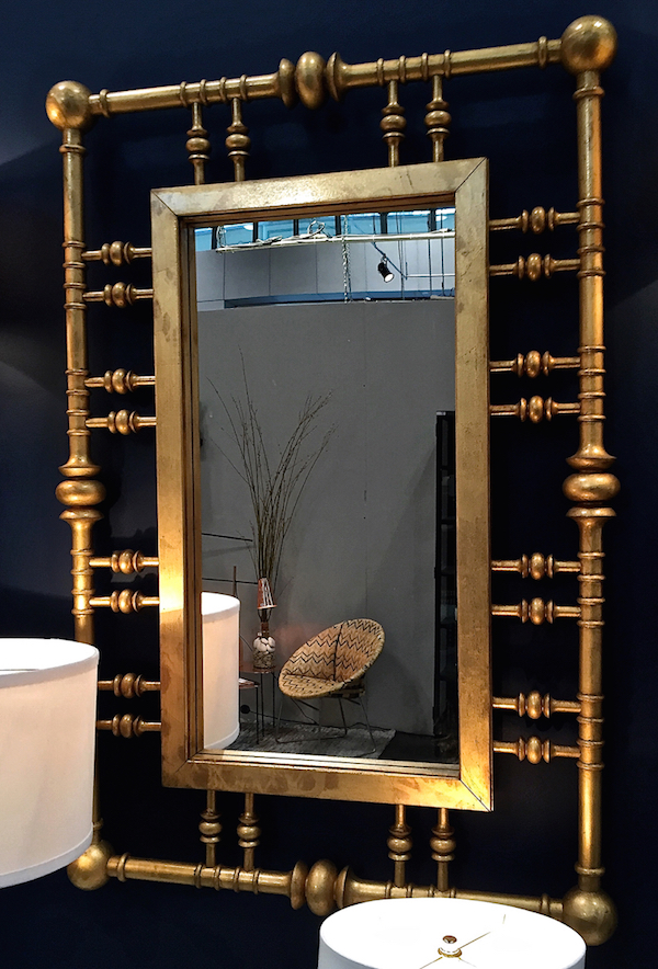 Dunes and Duchess gilt Island House mirror at NY Now