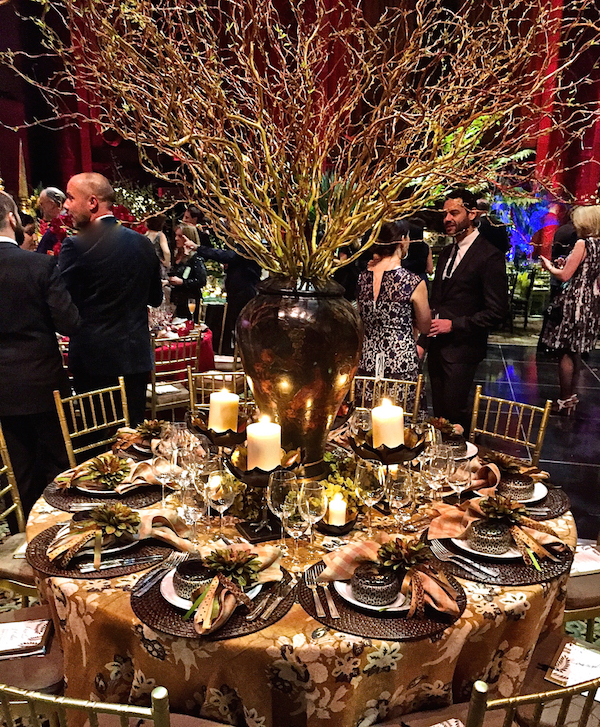 Edward Lobrano placesetting Lenox Hill Gala 2015