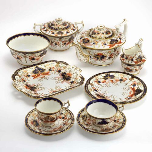 Derby porcelain dessert service at Doyle New York auction