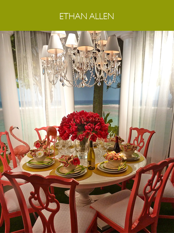 Ethan Allen table designed for the DIFFA Dining by Design event at the 2012 Architectural Digest Home Show