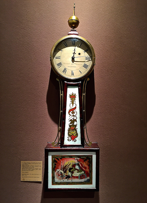 Federal banjo clock at the Winter Antiques Show 2015