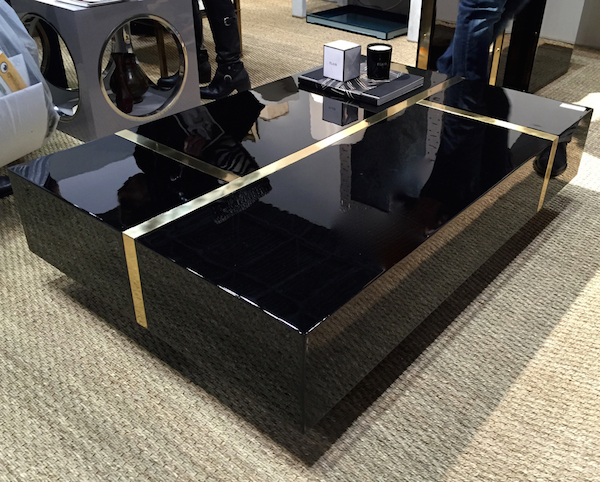 Flair for the Lacquer Company Righe Coffee Table at NY Now