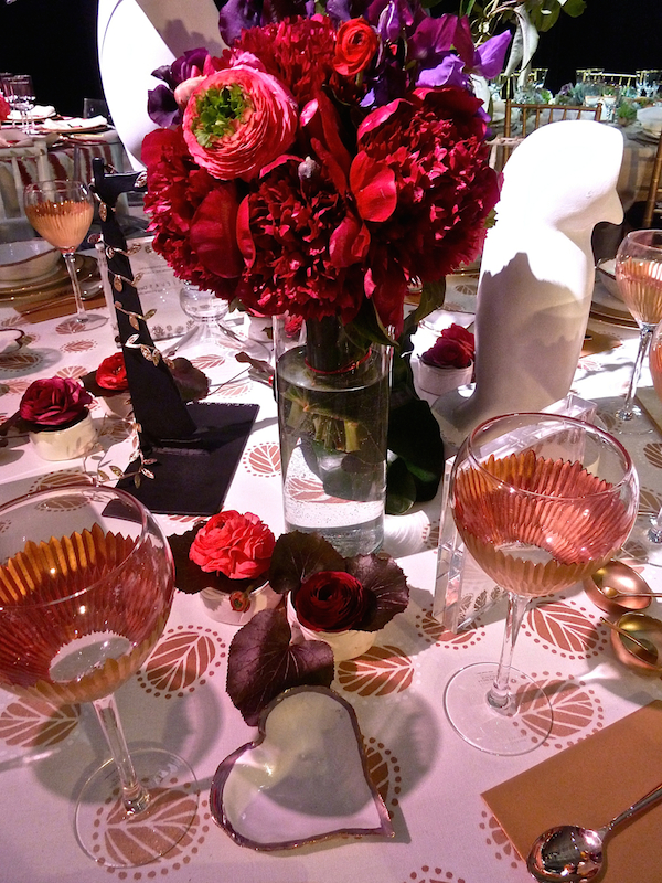 Francine Gardner table at the Red Cross Red & White ball