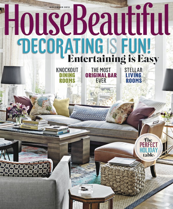 House Beautiful November 2012 issue