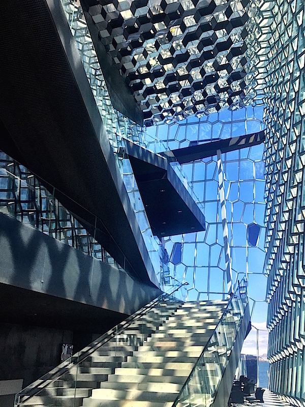 Harpa, concert hall in Reykjavik, Iceland, photo by Susanna Salk