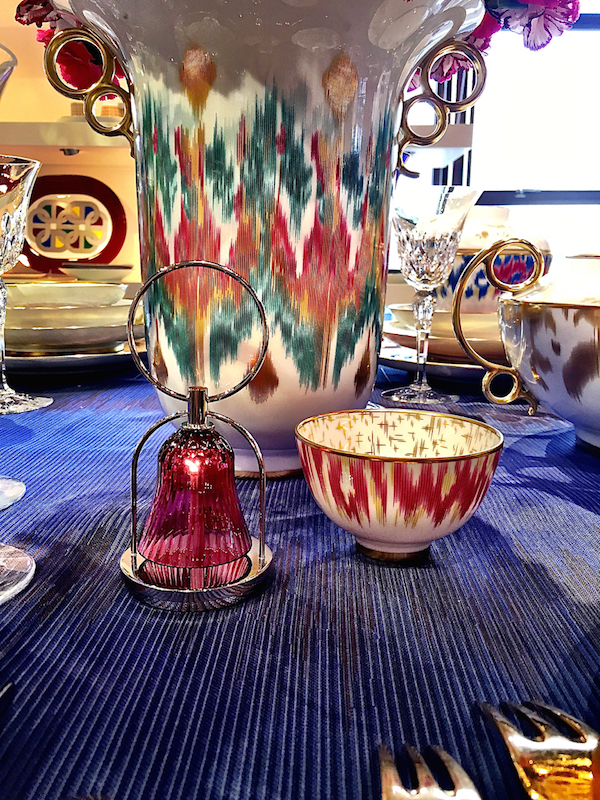 Hermes Voyage en Ikat with St Louis tea light