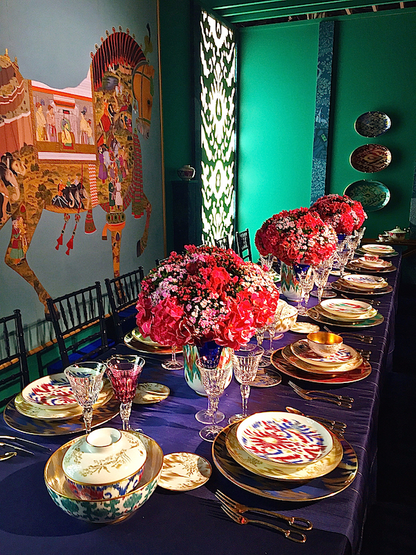Hermès chic table at DIFFA Dining by Design