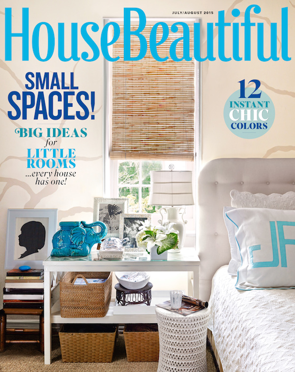 House Beautiful July Aug 15 small spaces issue