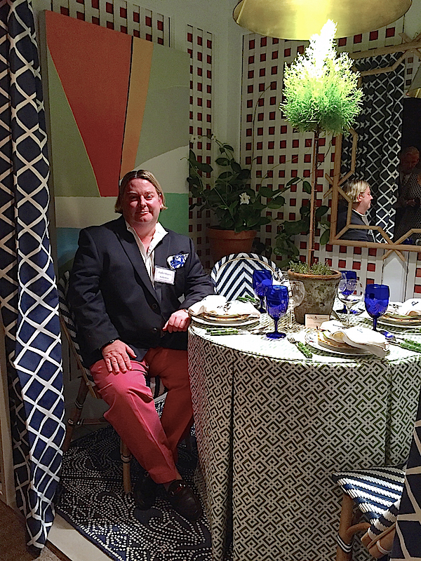 Parker Rogers at the Rooms with a View Designer Showhouse