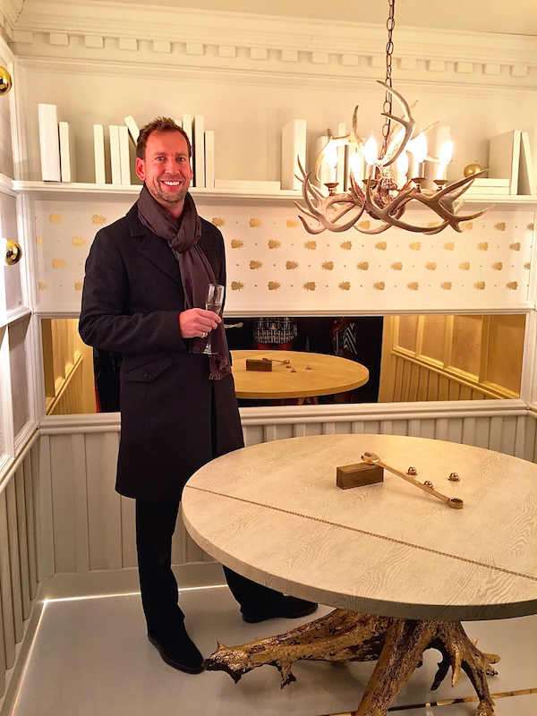 Christian Arkay-Leliever vignette at the Rooms with a View 2014 designer showhouse