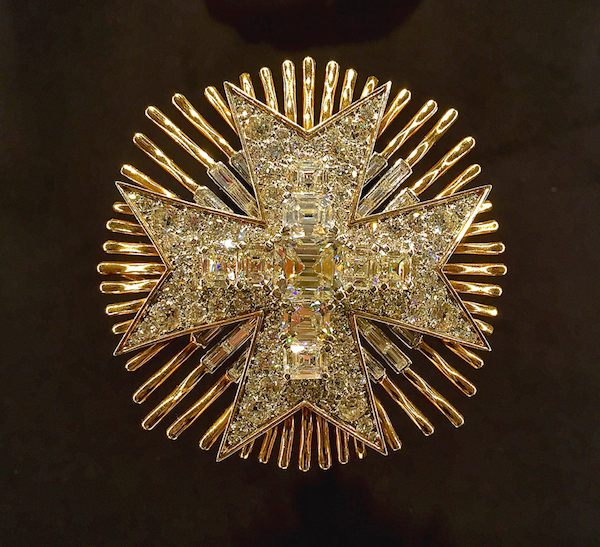 Verdura Maltese Cross Brooch for Clare Booth Luce, 1944