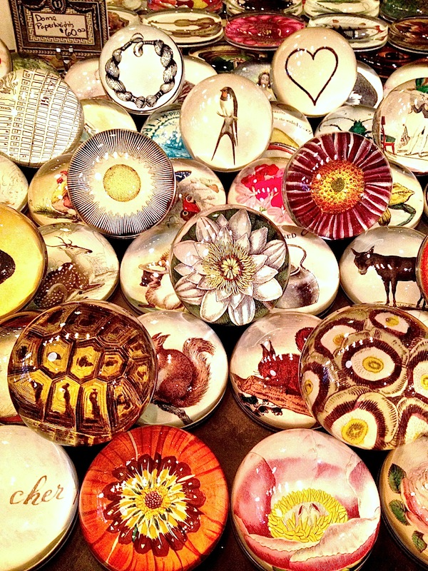 John Derian paperweights