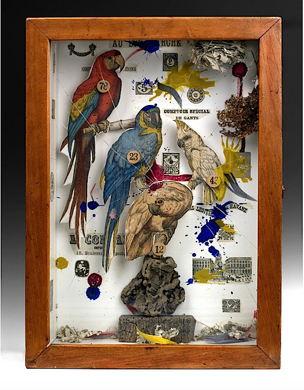 Joseph Cornell, Habitat Group for a Shooting Gallery, 1943