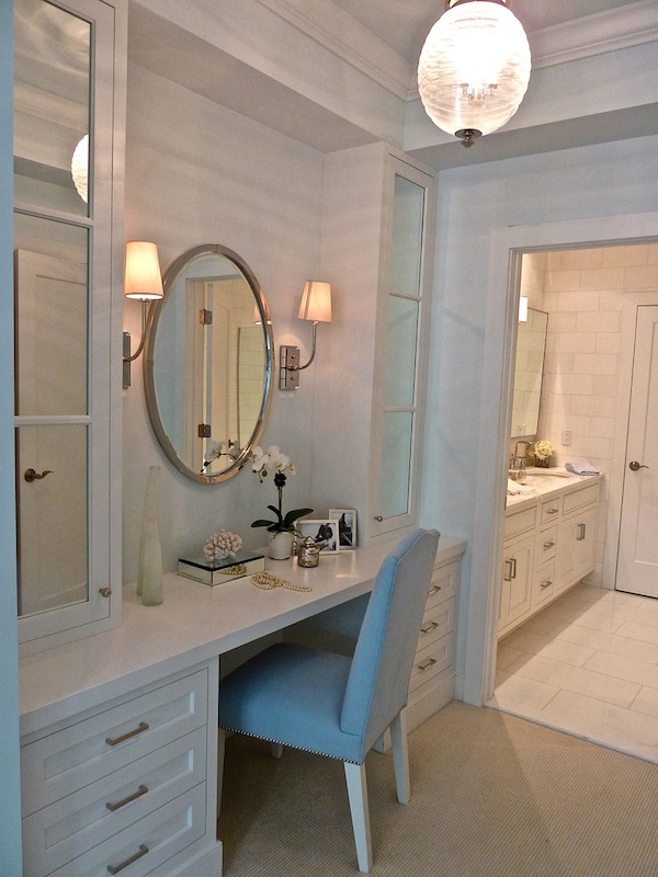 vanity in Kensett Darien model home