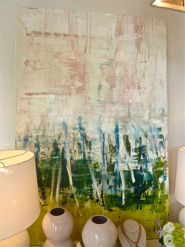 Kerri Rosenthal paintings at Pimlico in New Canaan, CT